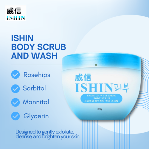 ISHIN Body Scrub and Wash